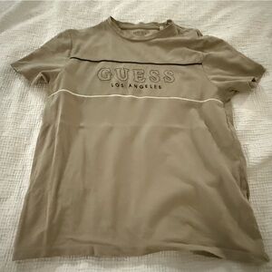 Guess Tan Logo Tee